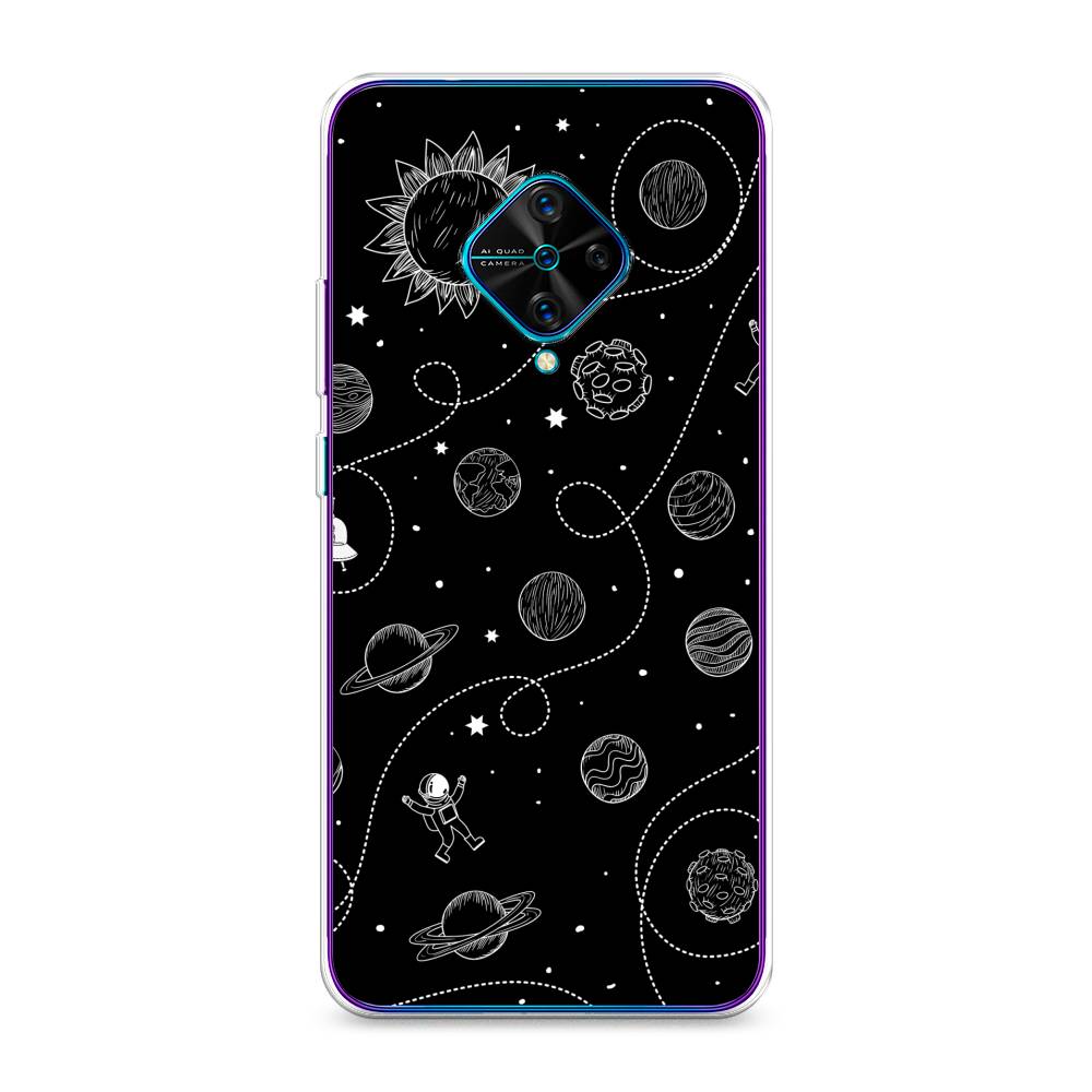 

Чехол Awog на Vivo Y9s "В невесомости", Разноцветный, 262450-4