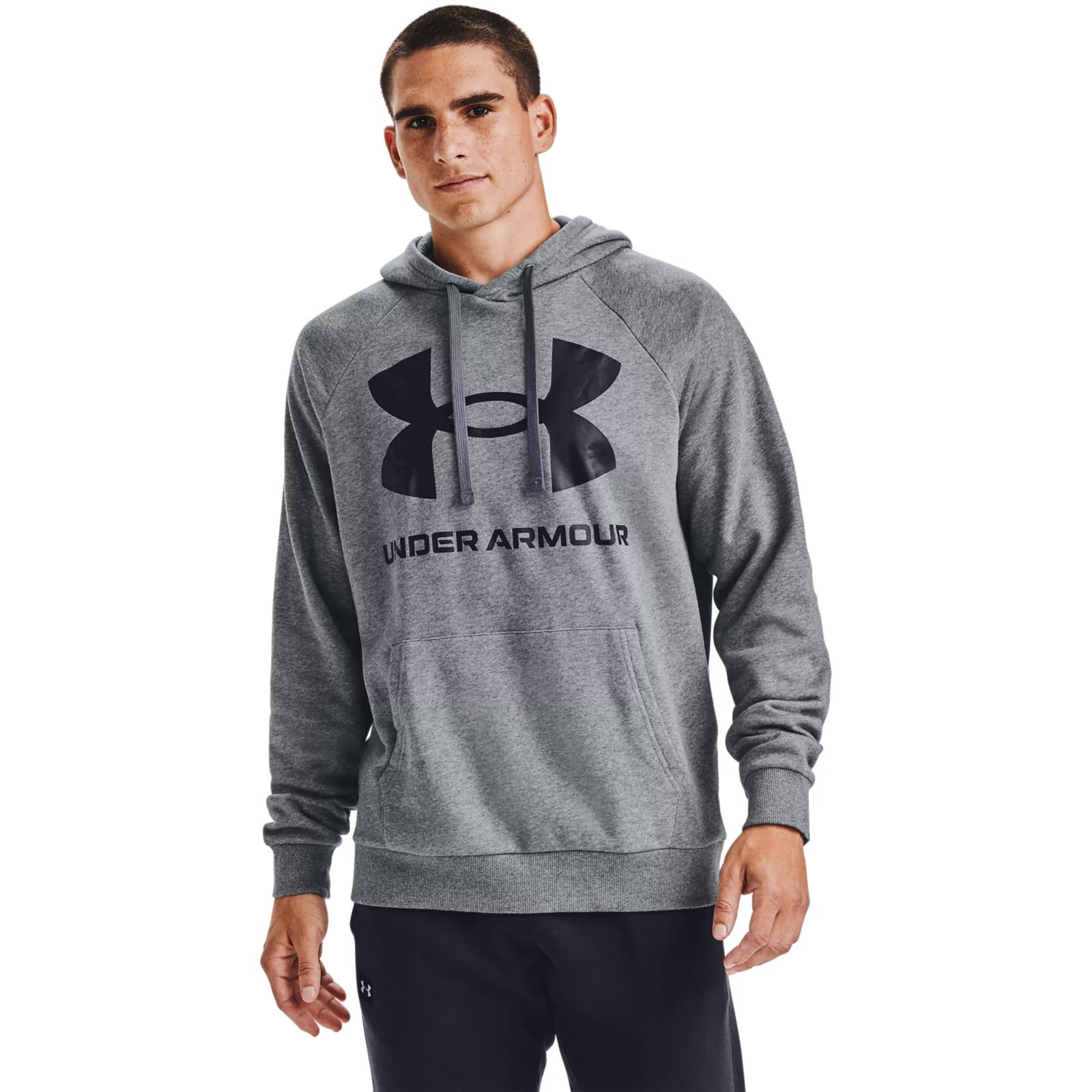 Худи мужское Under Armour 1357093-012 серое S-M