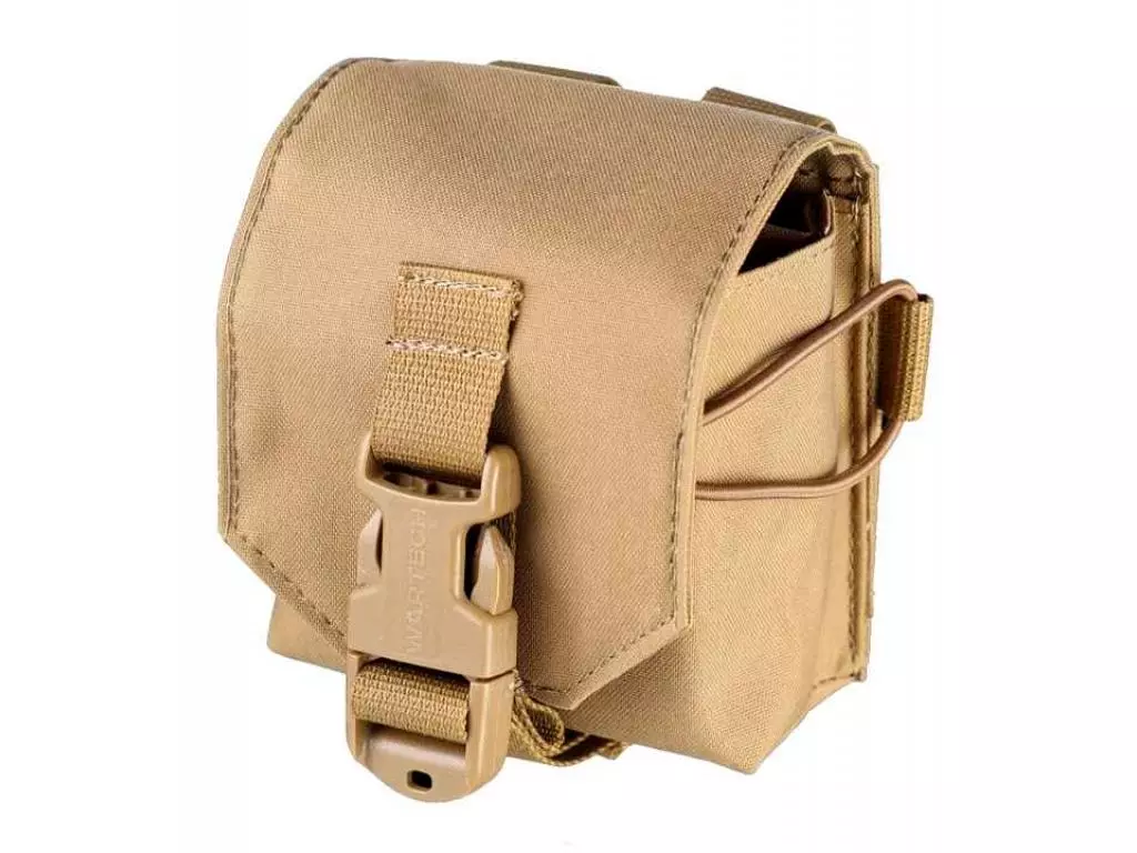 

Подсумок Wartech MP-114-CB закрытый под два магазина СВД, СВ-98, Тигр, coyote brown