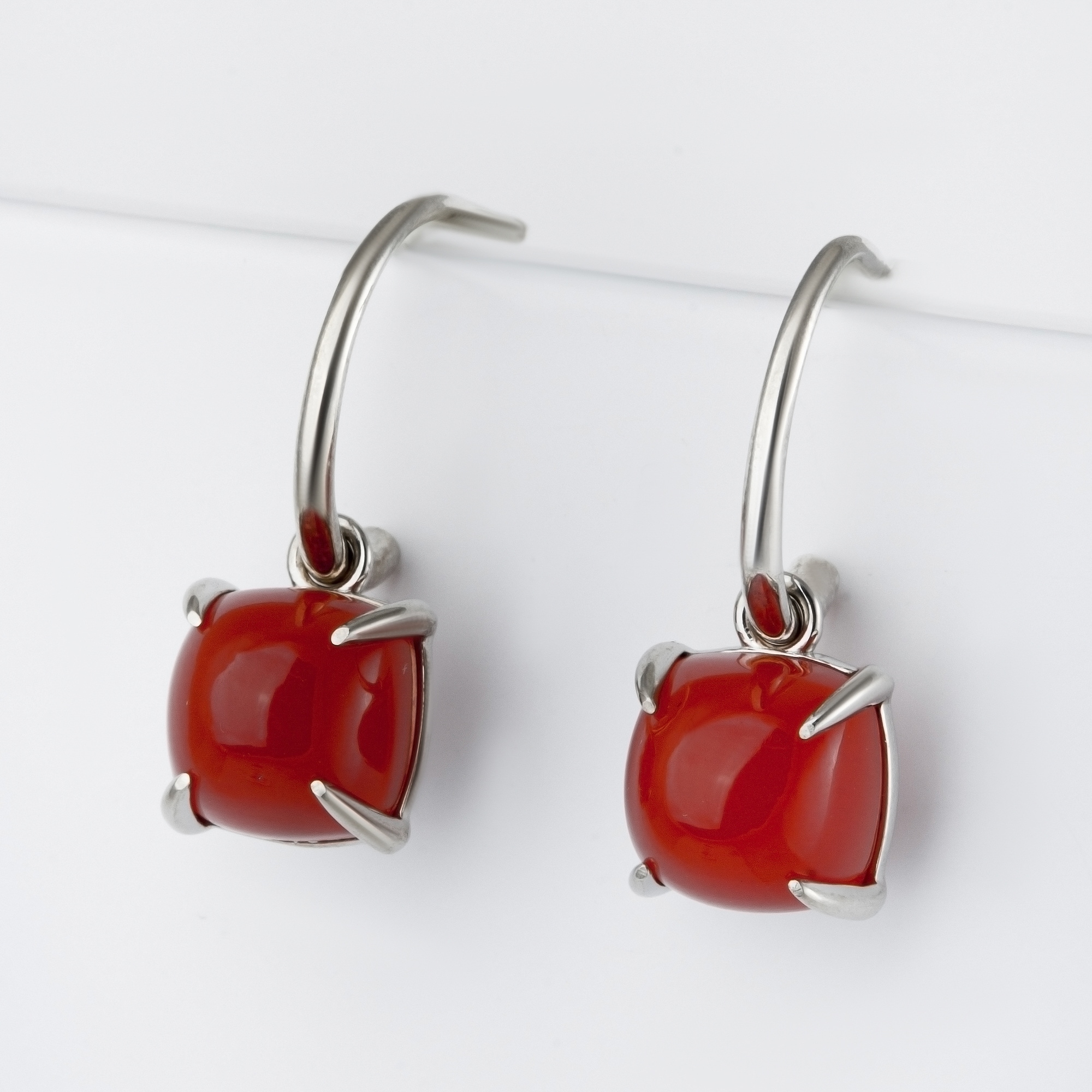 

Серьги из серебра с сердоликом НАШЕ ЗОЛОТО 9В232445-39, 9В232445-39