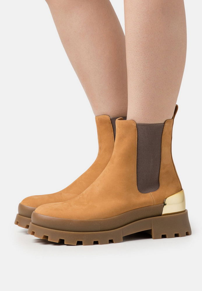 

Ботинки женские Michael Kors MK111N0AD коричневые 38.5 EU, Коричневый, MK111N0AD