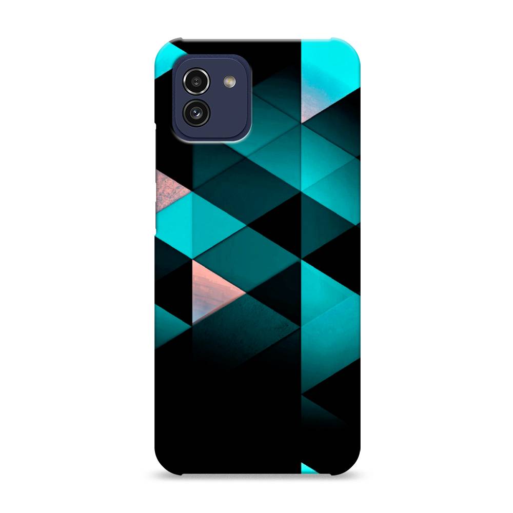 

Пластиковый чехол "Геометрия 16" на Samsung Galaxy A03, 2104920-2