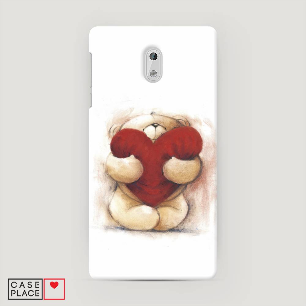 

Чехол Awog "Мишка с сердцем 1" для Nokia 3, 120120-5