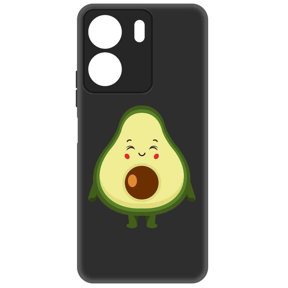 

Чехол-накладка Krutoff Soft Case Авокадо Милый для Xiaomi Redmi 13C черный