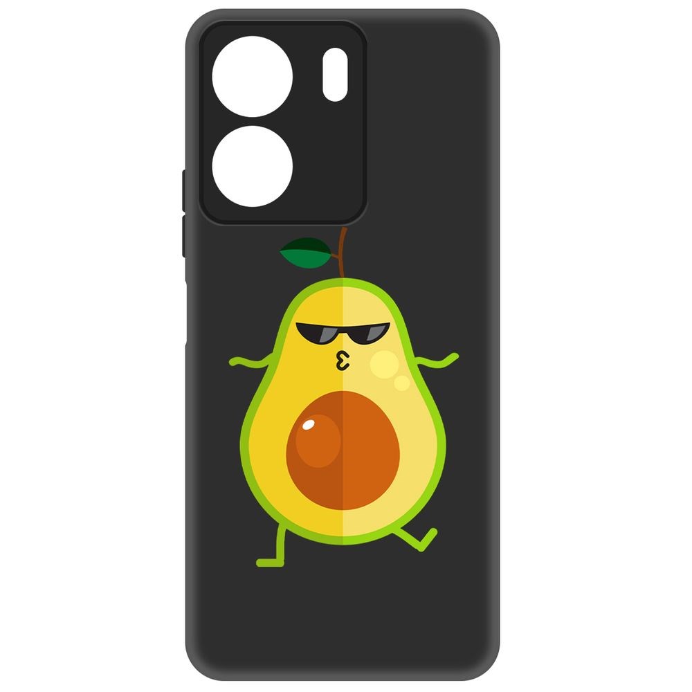 

Чехол-накладка Krutoff Soft Case Авокадо Стильный для Xiaomi Redmi 13C черный