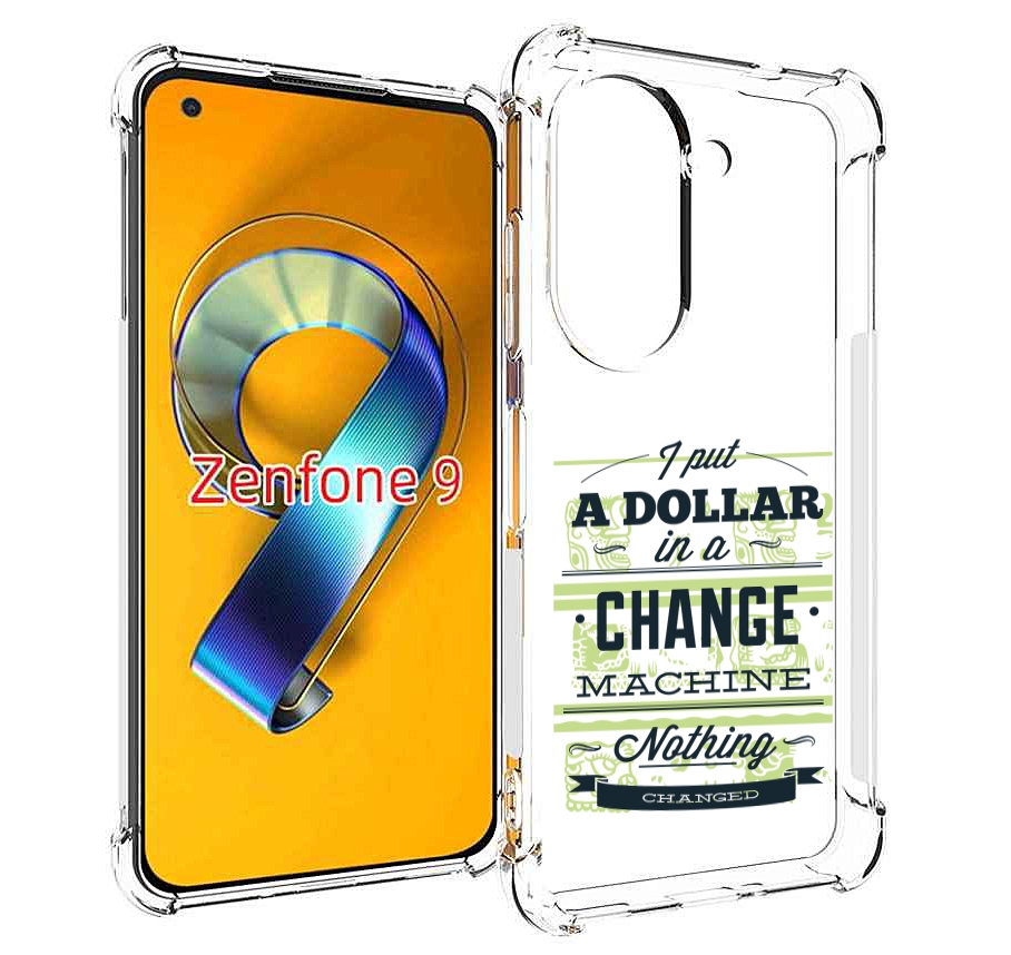 

Чехол MyPads доллар надпись для Asus Zenfone 9 (AI2202), Прозрачный, Tocco