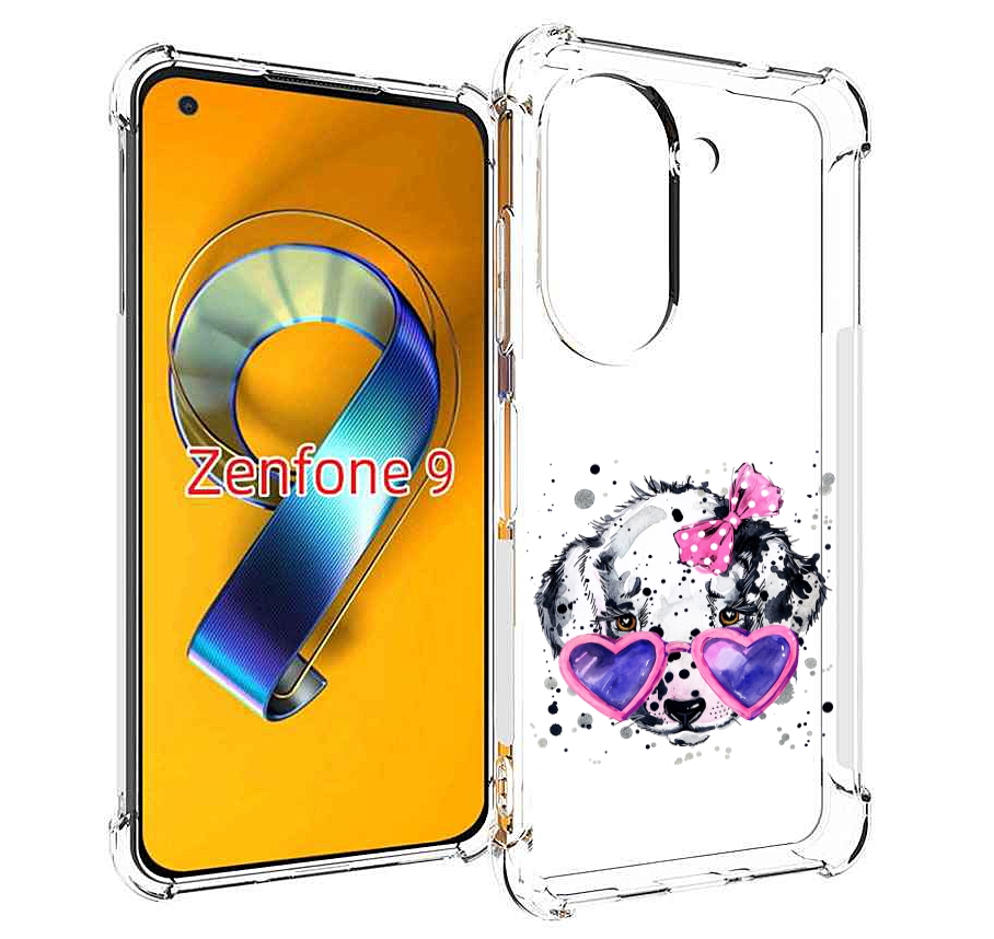 

Чехол MyPads долматинец в очках для Asus Zenfone 9 (AI2202), Прозрачный, Tocco