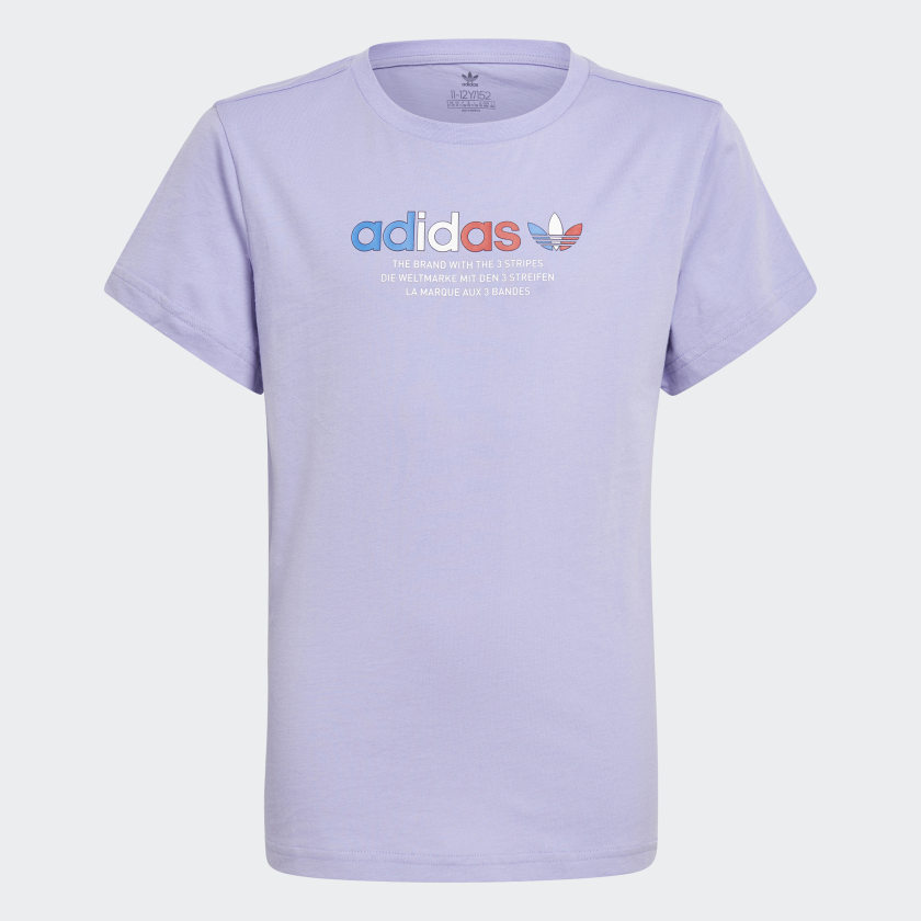 

Футболка Adidas Tee GN7481 цв.фиолетовый р. 140, GN7481