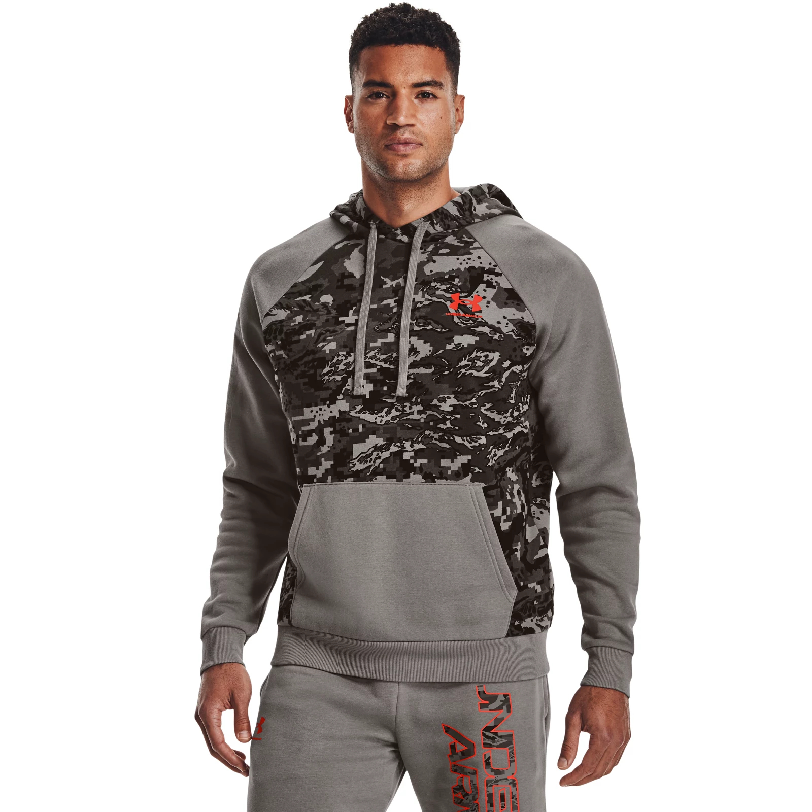 фото Худи мужское under armour 1366308 серое xl