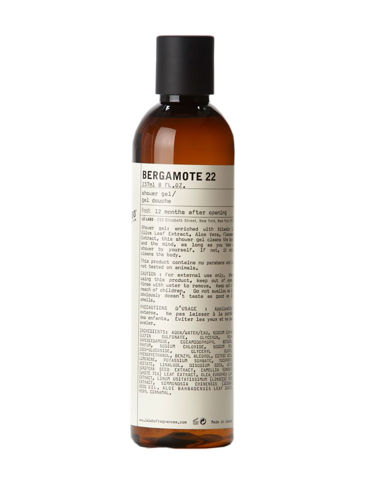 Гель для душа LE LABO Bergamote 22 237 мл