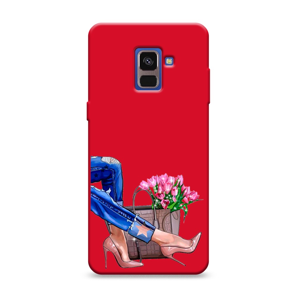 

Чехол Awog на Samsung Galaxy A8 2018 "Каблучки", Разноцветный, 25453-1
