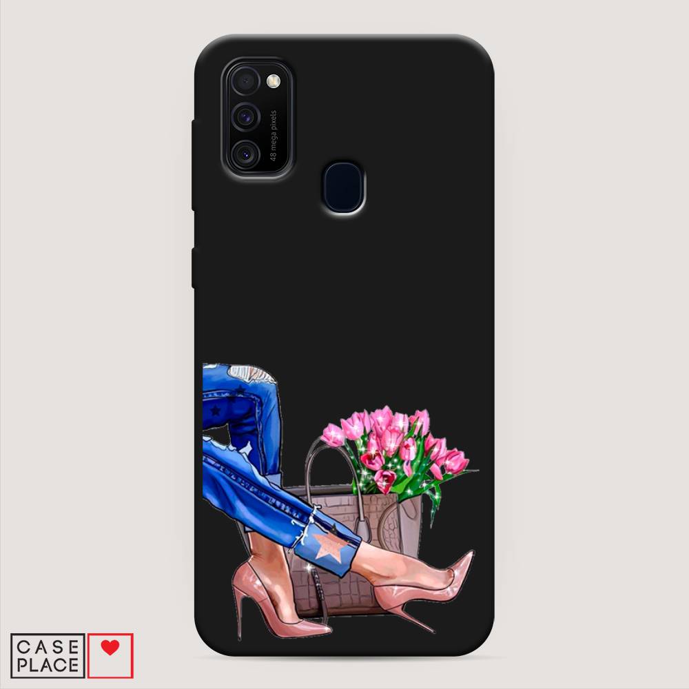 

Чехол Awog на Samsung Galaxy M30s/M21 "Каблучки", Разноцветный, 29852-1