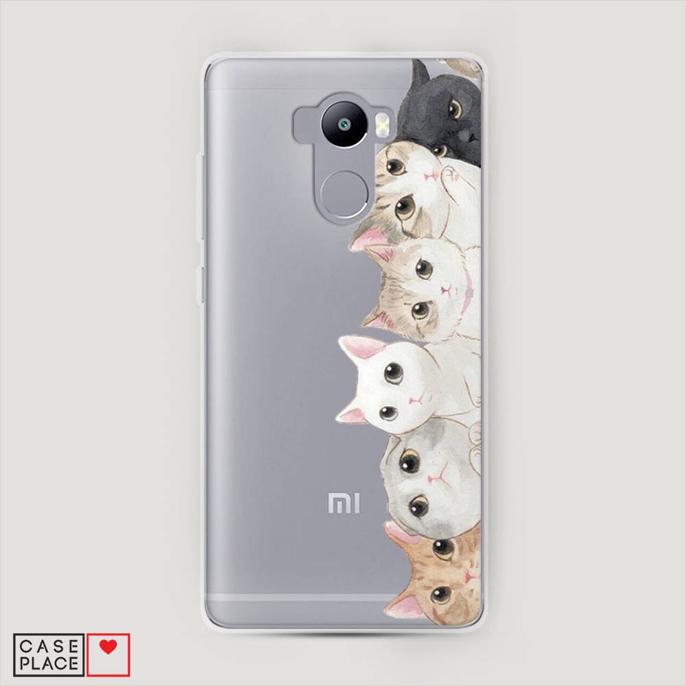 

Пластиковый чехол "Котики" на Xiaomi Redmi 4, Котики