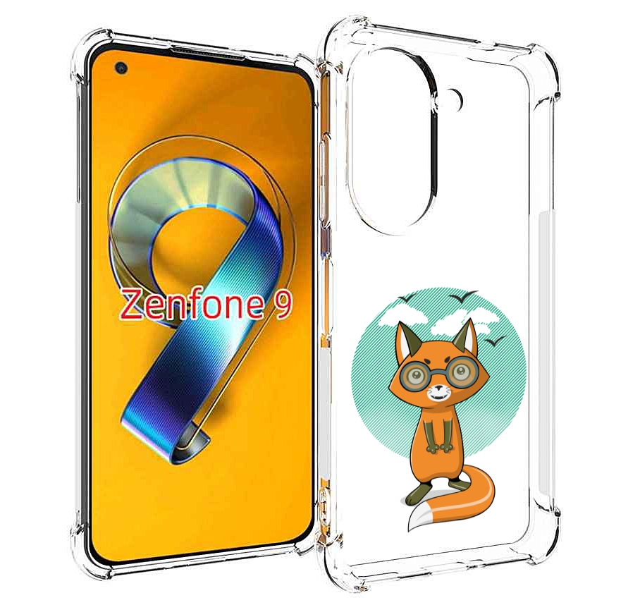 Чехол MyPads задумчивая лиса для Asus Zenfone 9 (AI2202)