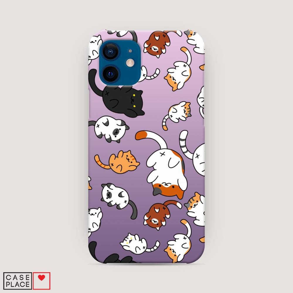 фото Пластиковый чехол "котопад" на apple iphone 12 awog