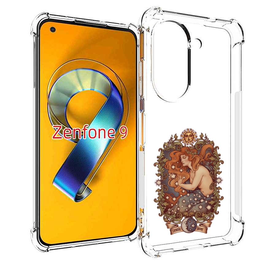 

Чехол MyPads звездная девушка абстракция для Asus Zenfone 9 (AI2202), Прозрачный, Tocco