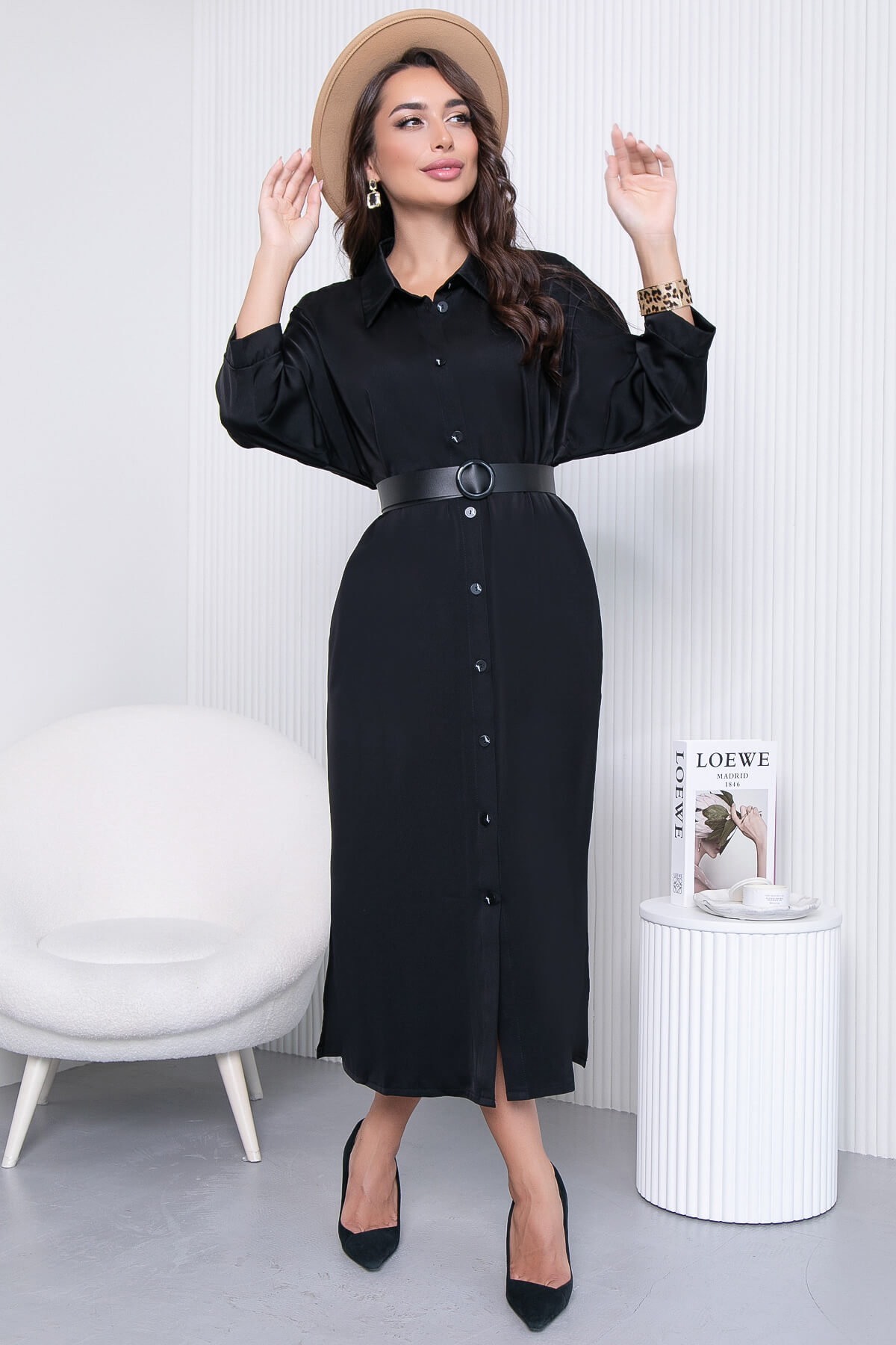 

Платье женское LT Collection Сьюзан черное 50 RU, Черный, Сьюзан