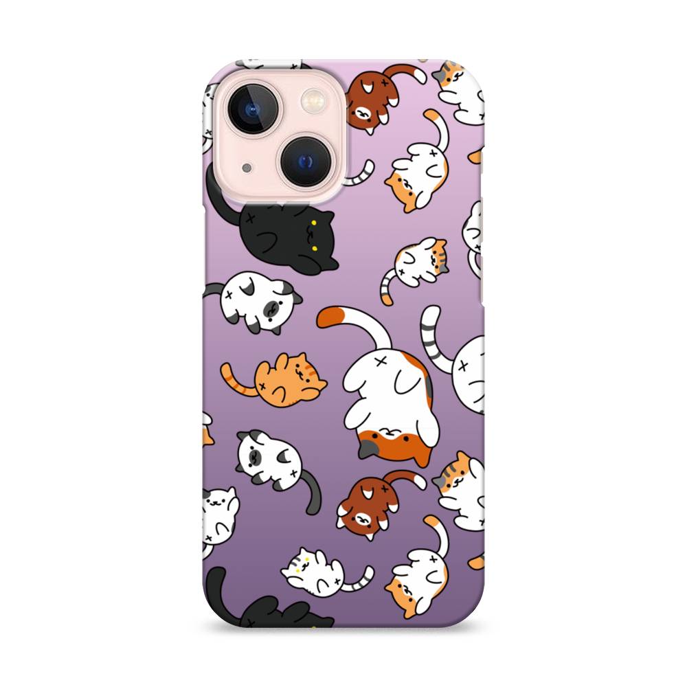 

Пластиковый чехол "Котопад" на Apple iPhone 13 mini, 14120-5