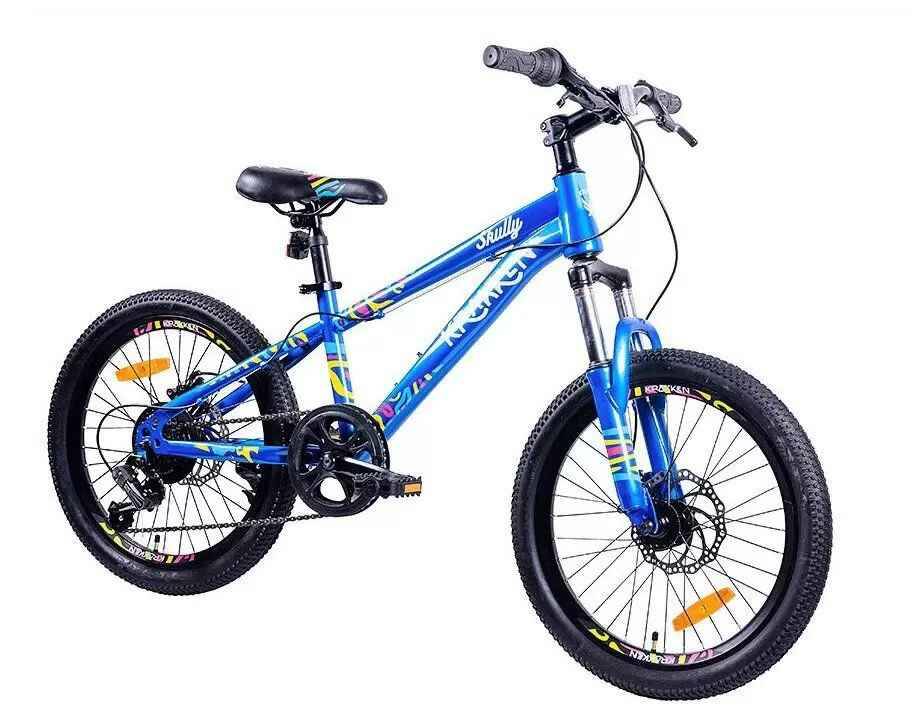 Велосипед подростковый Aist KRAKKEN SKULLY 20 синий EAN:4810310013562