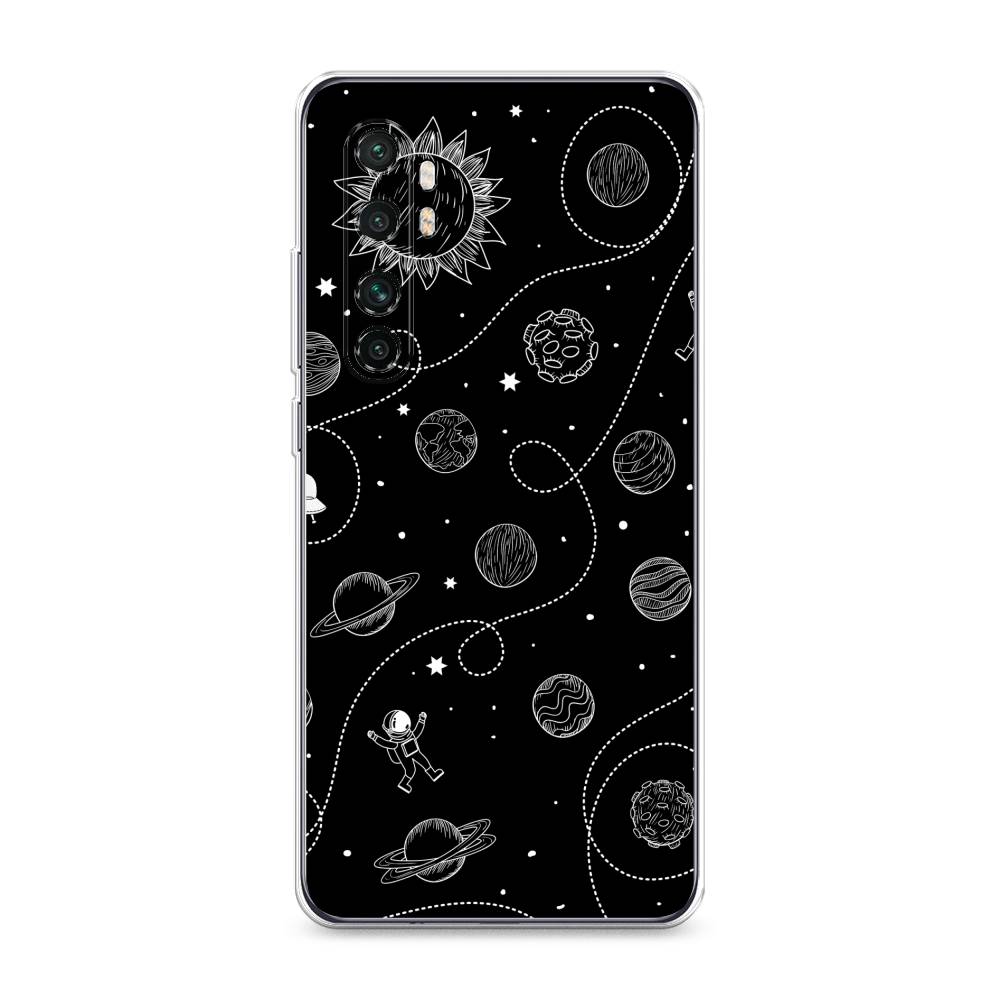 

Чехол Awog на Xiaomi Mi Note 10 Lite "В невесомости", Разноцветный, 38450-4