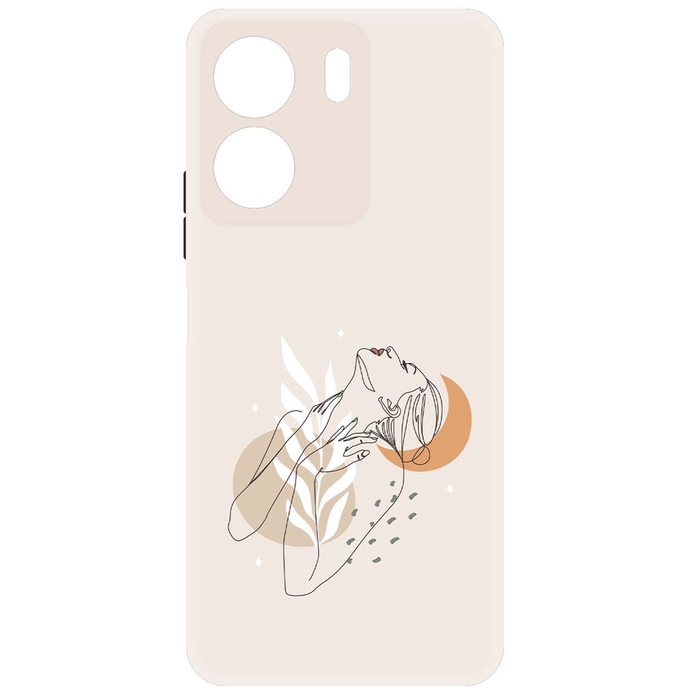 

Чехол-накладка Krutoff Soft Case Женственность для Xiaomi Redmi 13C черный