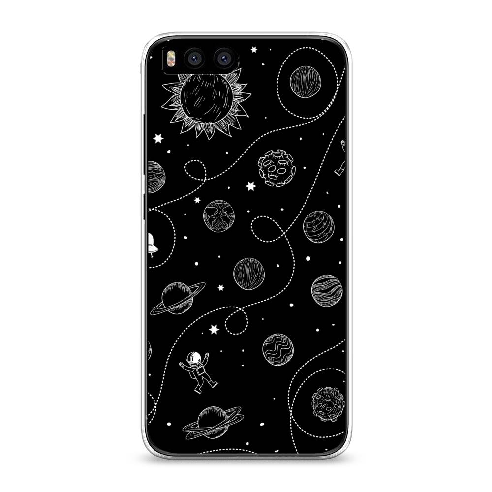 

Чехол Awog на Xiaomi Mi 6 "В невесомости", Разноцветный, 30650-4
