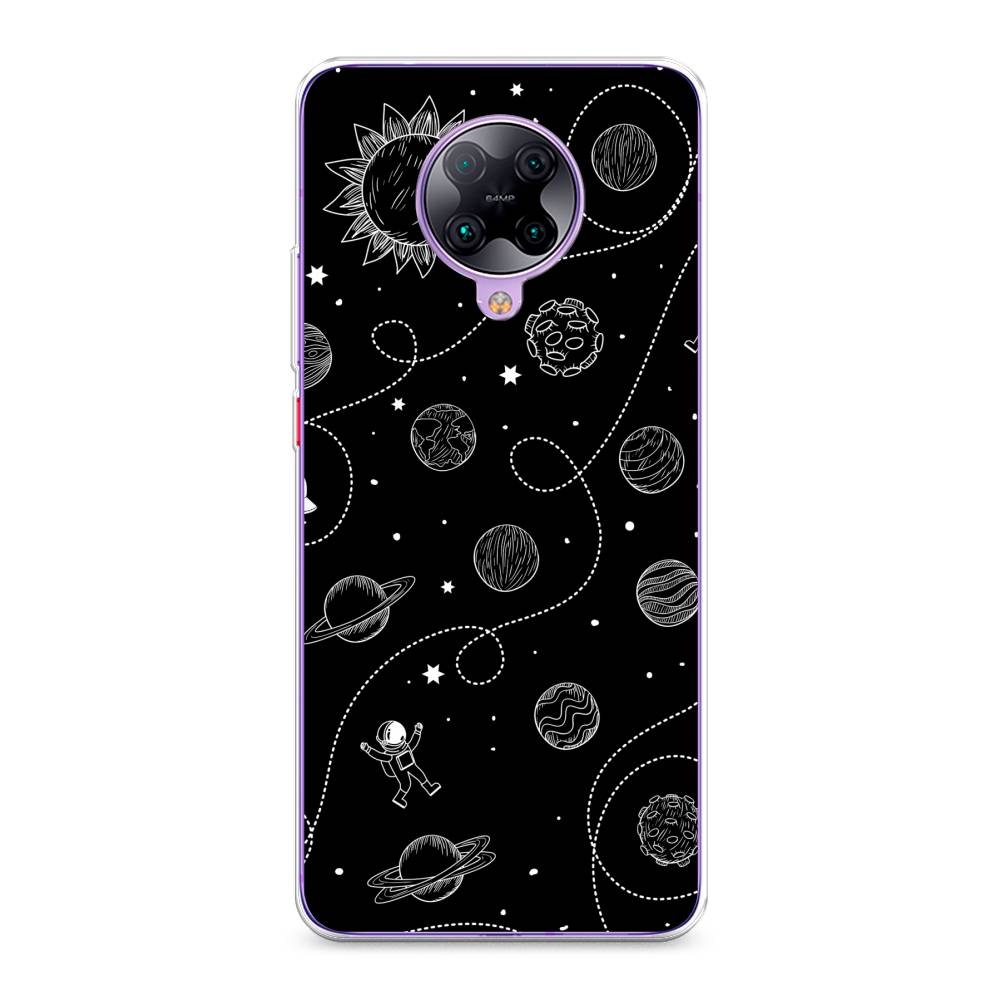 

Чехол Awog на Poco F2 Pro/Redmi K30 Pro "В невесомости", Разноцветный, 37050-4