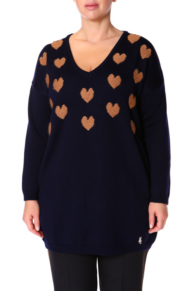 

Пуловер женский DONNE DA SOGNO 20D626_182 синий 3XL, 20D626_182