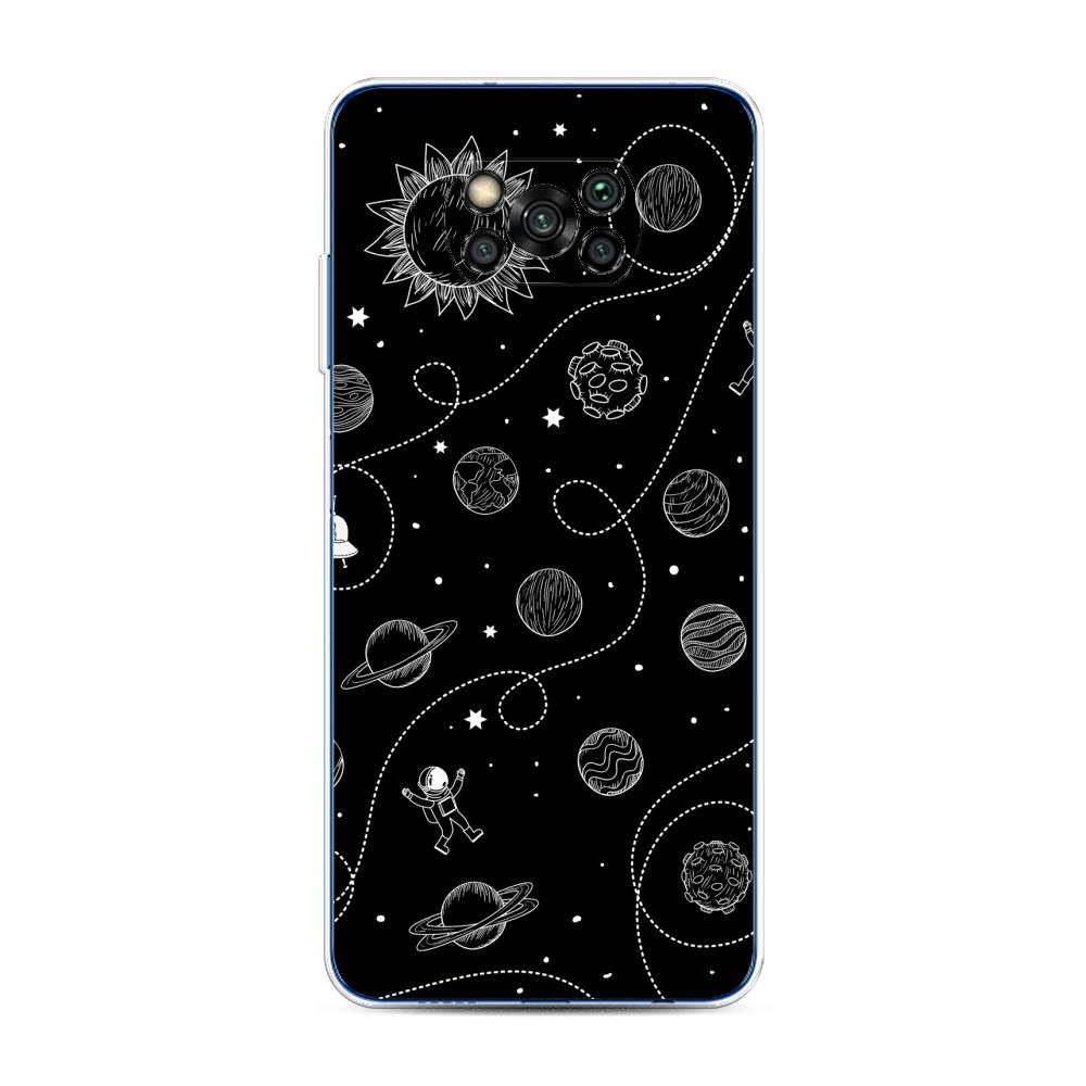 

Чехол Awog на Poco X3/X3 Pro "В невесомости", Разноцветный, 39250-4