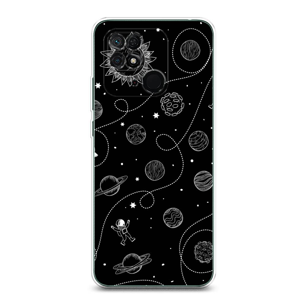

Чехол Awog на Xiaomi Redmi 10C "В невесомости", Разноцветный, 313450-4