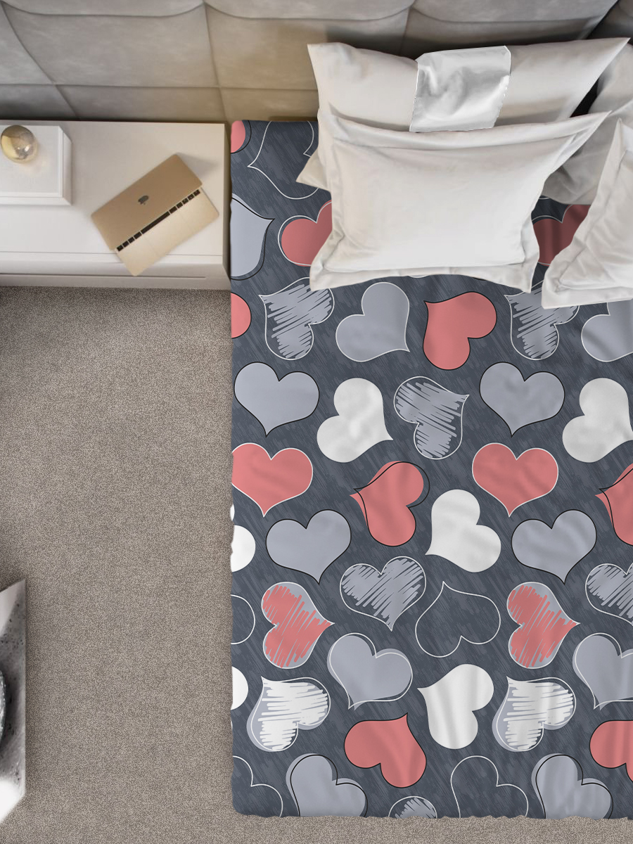 Простыня Галтекс Нежность на резинке поплин 160х200 Романтика пудровый 1700₽