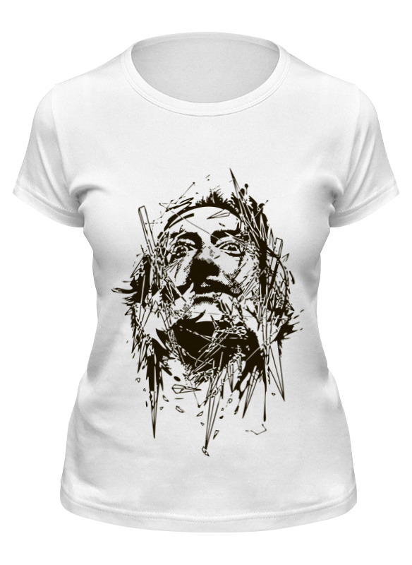 

Футболка женская Printio Salvador dali белая 2XL, Белый, Salvador dali