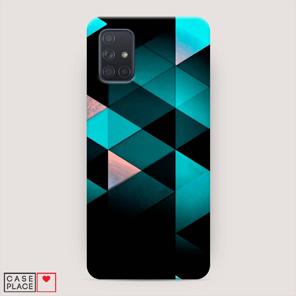 

Пластиковый чехол "Геометрия 16" на Samsung Galaxy A71, 29020-2