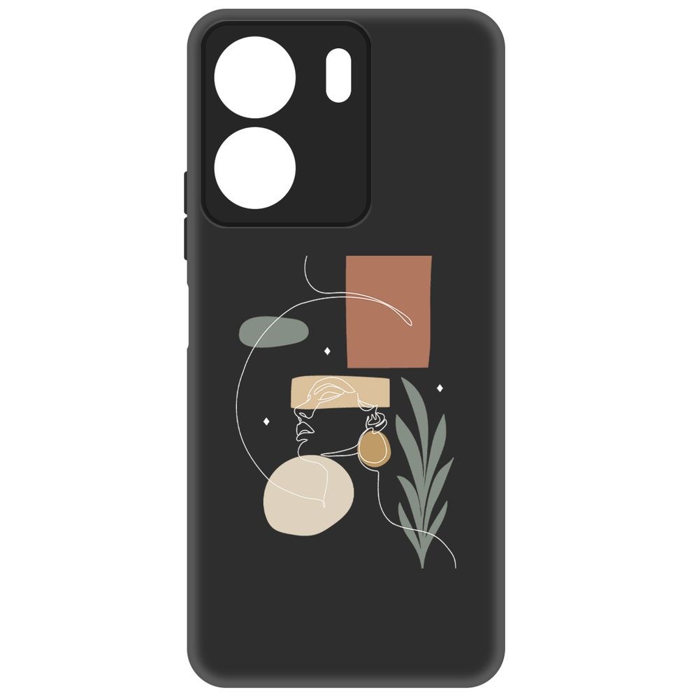 

Чехол-накладка Krutoff Soft Case Элегантность для Poco C65 черный