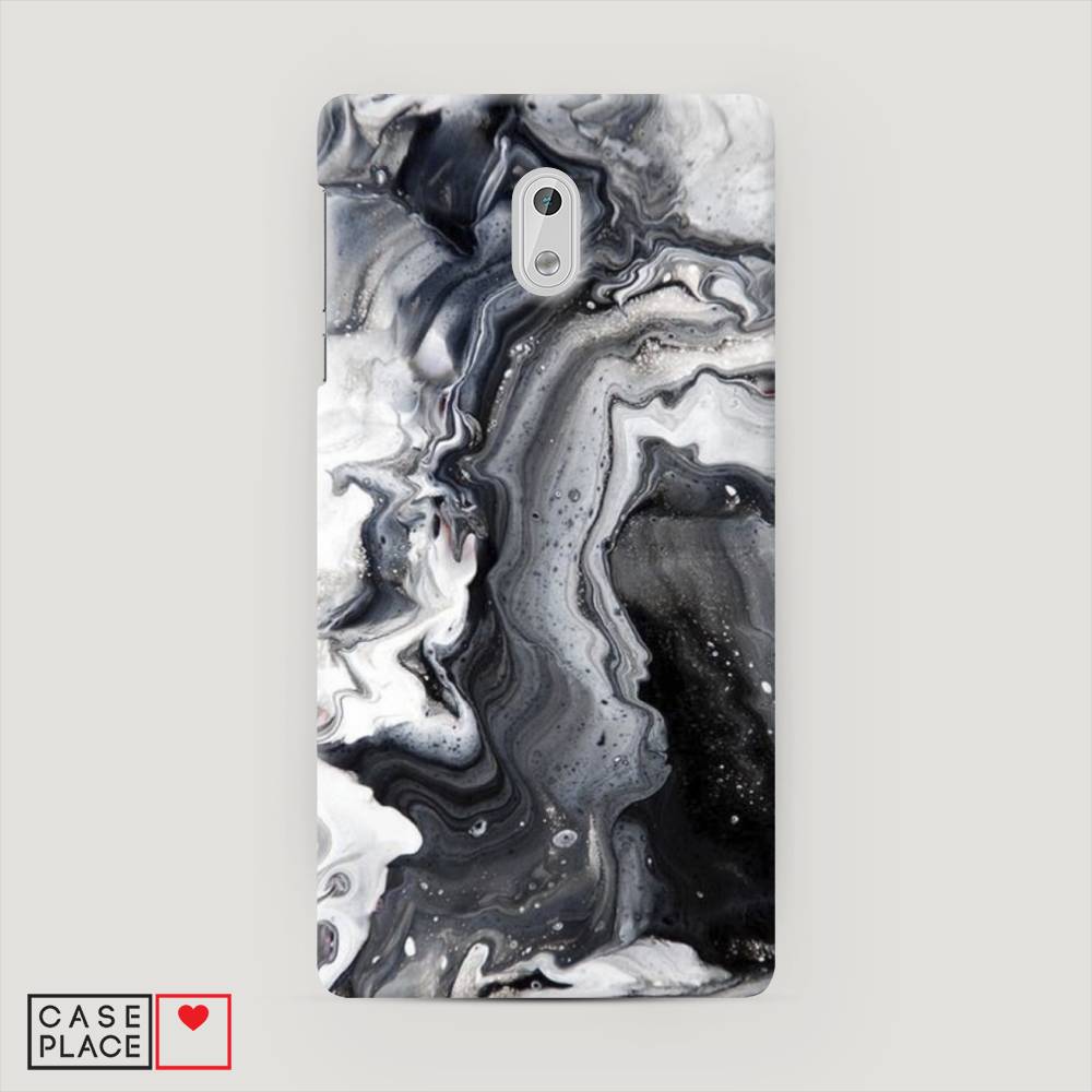 

Чехол Awog "Бело-черные сложные полосы" для Nokia 3, 120120-2