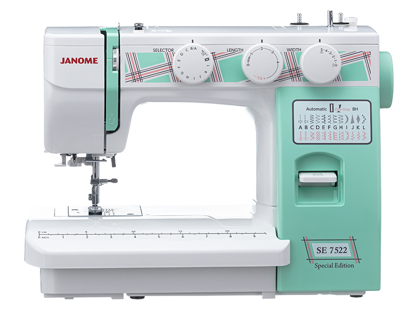 Швейная машина Janome SE 7522 швейная машина janome l 394 19 программ вертикальный челнок петля полуавтомат