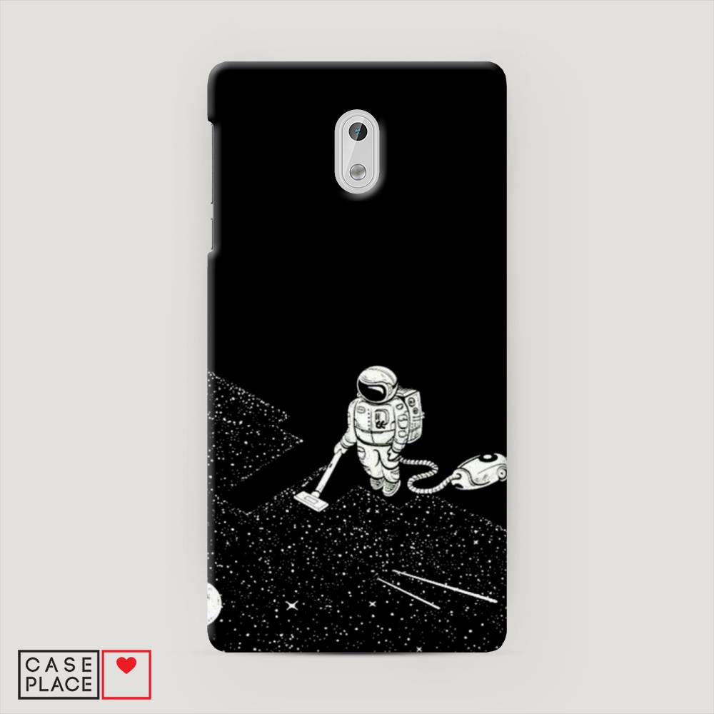 фото Чехол awog "космонавт с пылесосом" для nokia 3