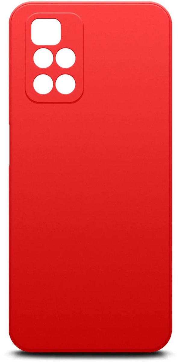 

Чехол клип-кейс BORASCO для Xiaomi Redmi 10, красный 40472, Чехол (клип-кейс) BORASCO для Xiaomi Redmi 10, красный [40472]