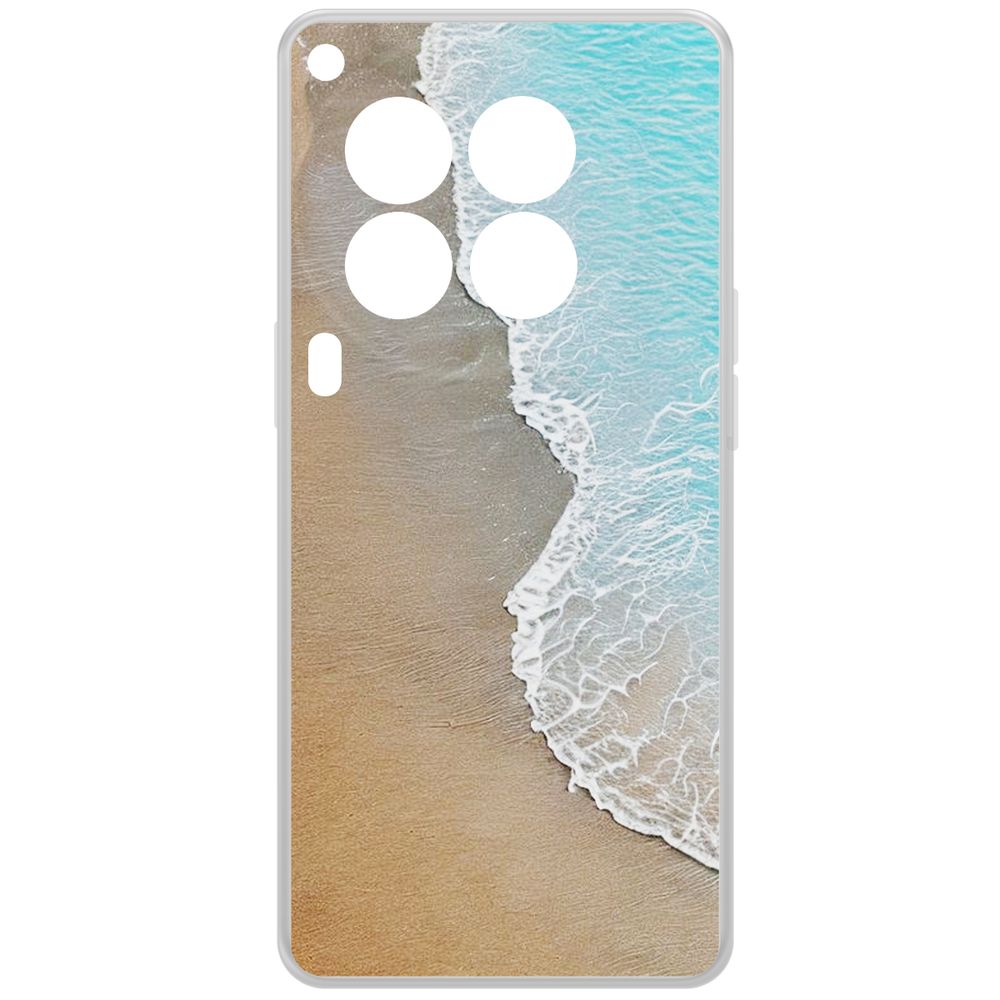 

Чехол-накладка Krutoff Clear Case Прибой для TECNO Camon 30 Premier 5G, Прозрачный