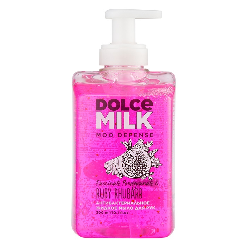 Жидкое мыло DOLCE MILK Ревень и гранат 300 мл dolce milk антибактериальное жидкое мыло для рук гранат хит парад