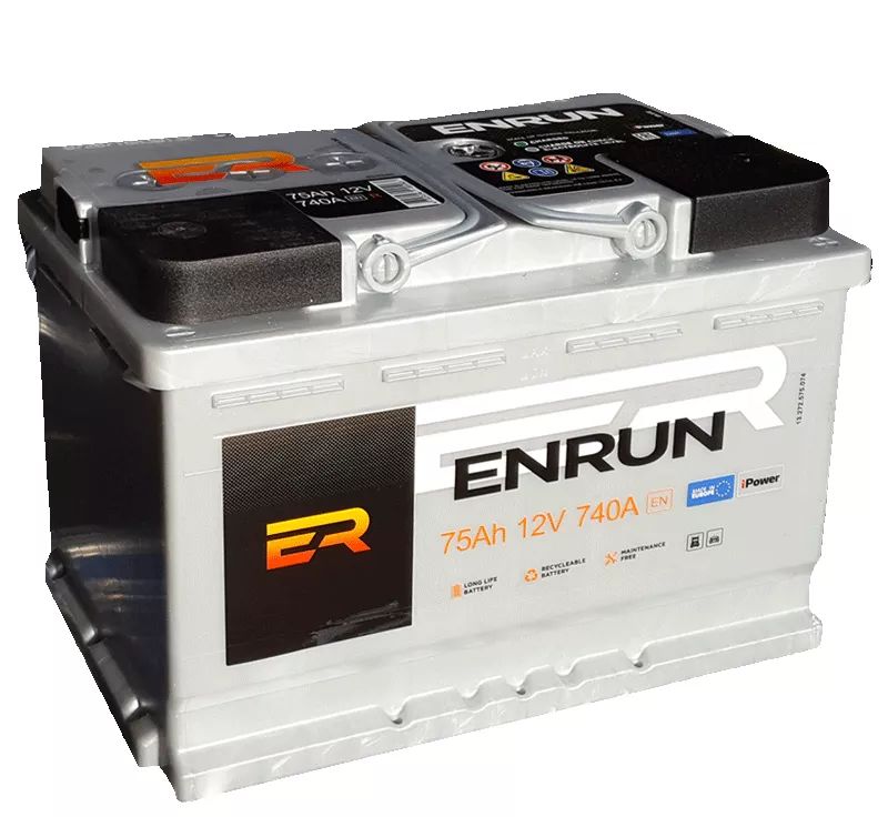 

Аккумулятор ENRUN Standard 75 А/ч прямая L+ L3 278х175х190 EN760 А
