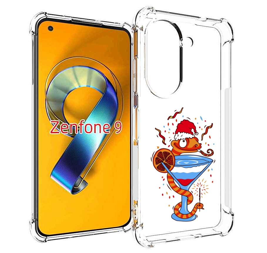 

Чехол MyPads змейка для Asus Zenfone 9 (AI2202), Прозрачный, Tocco
