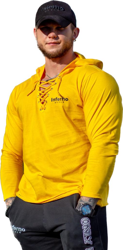 

Лонгслив мужской INFERNO style Ф-011-000 желтый 3XL, Ф-011-000