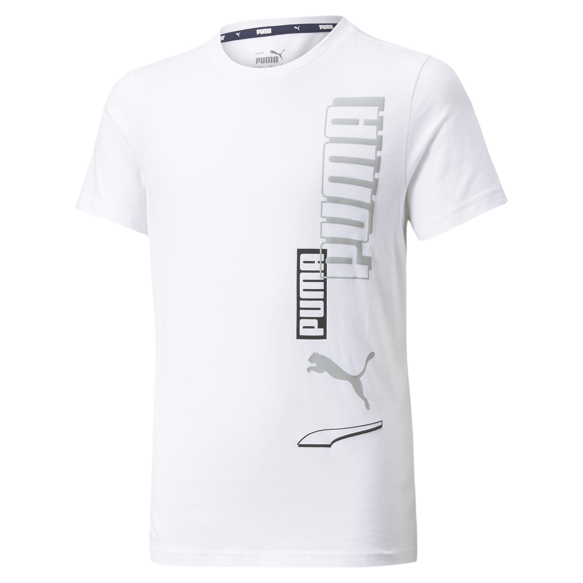 фото Футболка puma alpha tee b 58925752 цв.белый р. 140