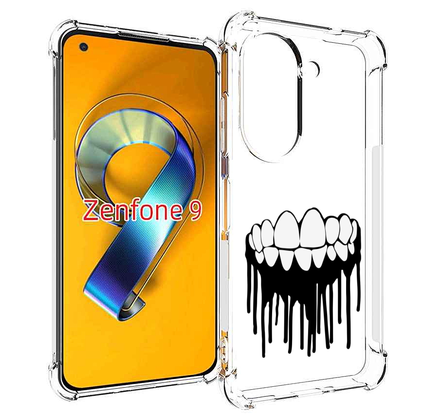 

Чехол MyPads зубы для Asus Zenfone 9 (AI2202), Прозрачный, Tocco