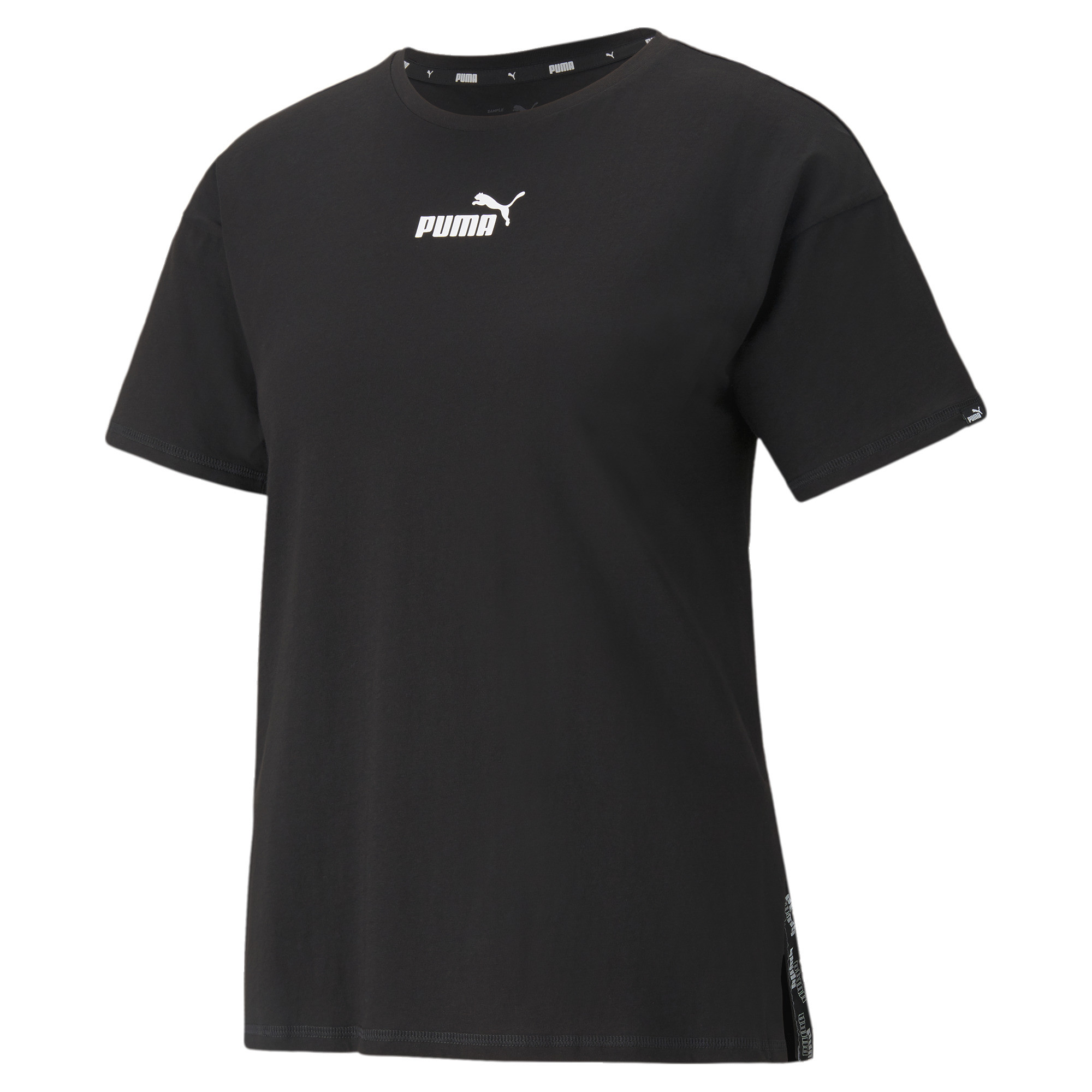 фото Футболка puma power elongated tee g 84564801 цв.черный р. 128