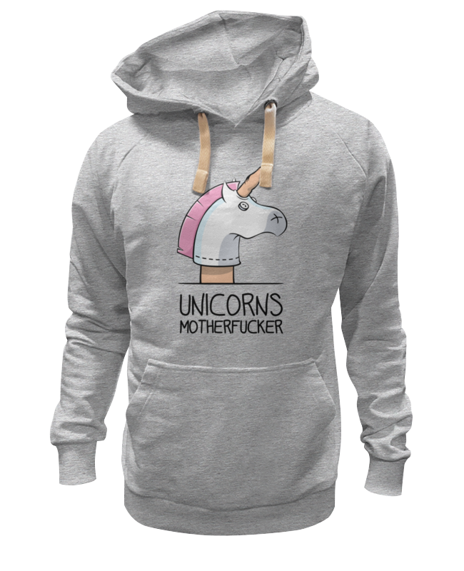 

Худи унисекс Printio Unicorn (единорог) серое L, Серый, Unicorn (единорог)