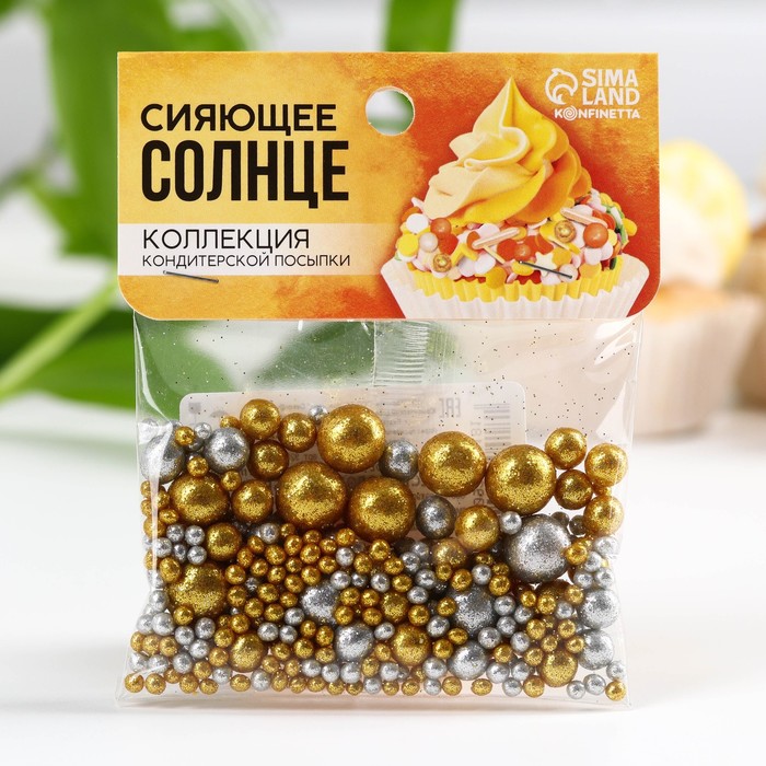 

Кондитерская посыпка Konfinetta сияющее солнце 25 г