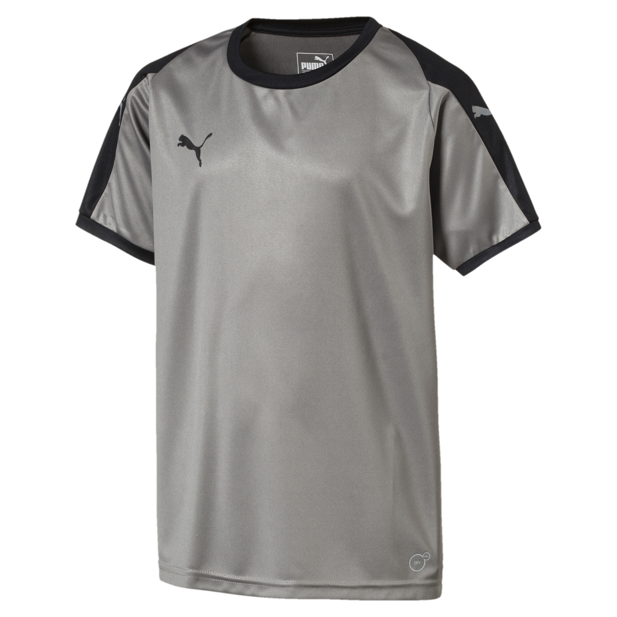 фото Футболка puma liga jersey jr 70341813 цв.серый р. 140