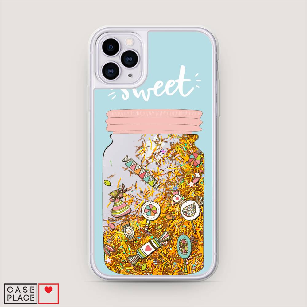 

Чехол Awog на Apple iPhone 11 Pro Max / Айфон 11 Pro Max "Конфетки в банке", Разноцветный, 12290-1